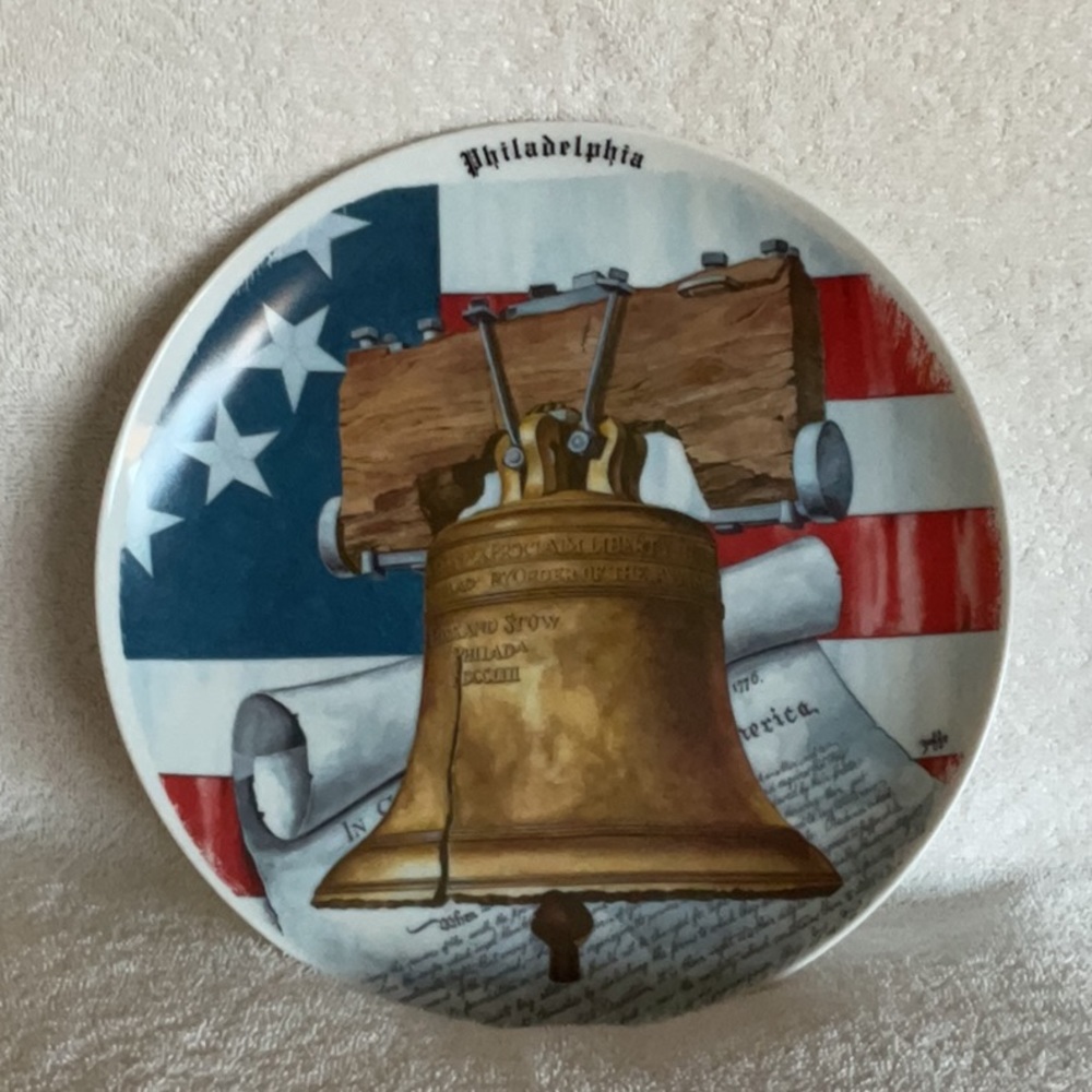 Philadelphia Collector Plate by Walter Seibold